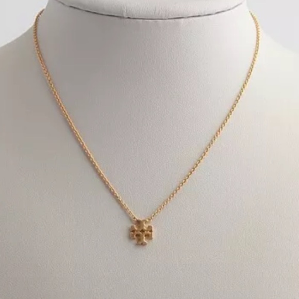 Tory Burch Logo Charm Necklace - Picture 6 of 8